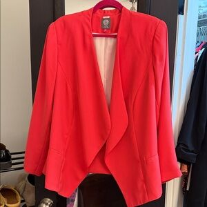 Vince Camuto Vibrant Coral Women's Blazer